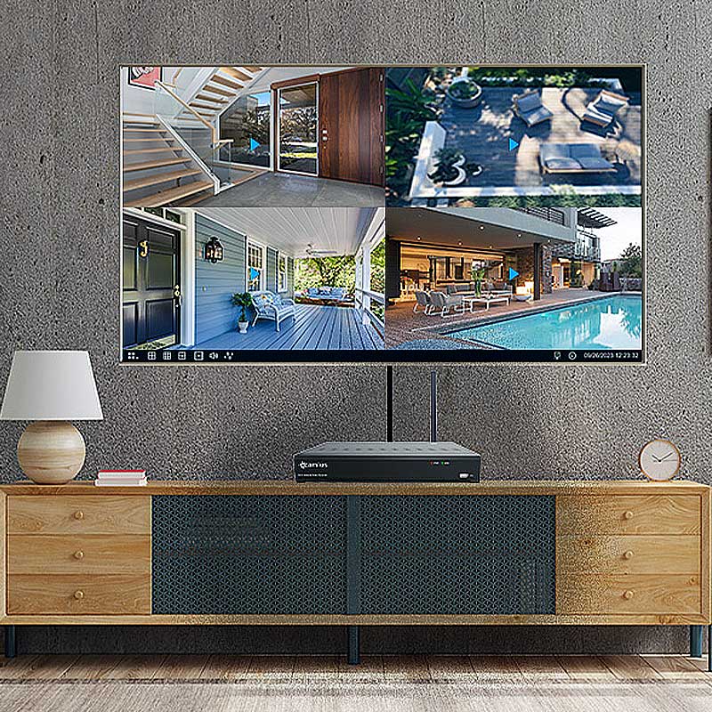 Security System to TV Integration